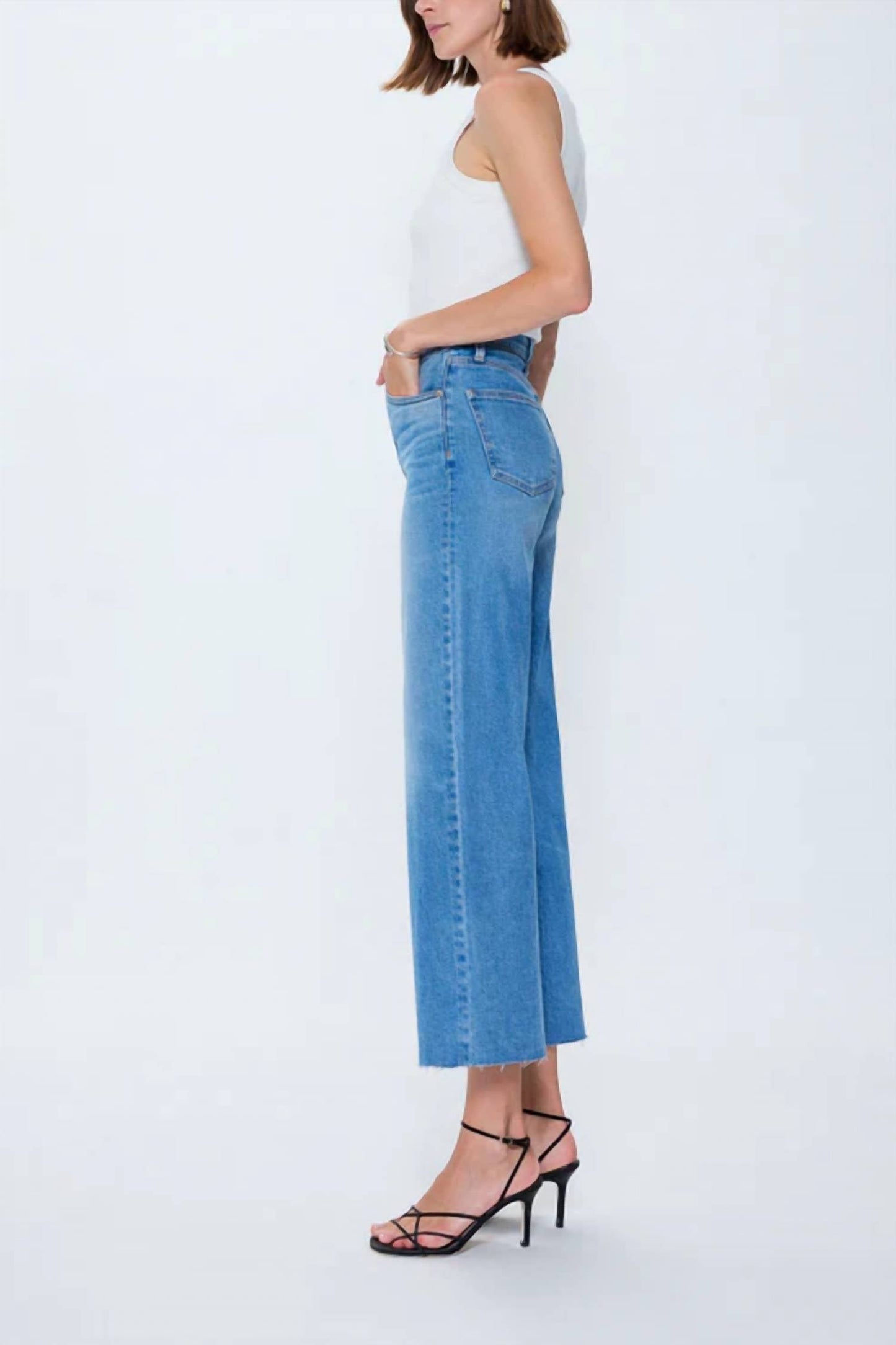 Pistola - Lana Wide Leg Crop Jeans