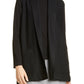 Eileen Fisher Women's Shawl Collar Wool Vest Black Size Large