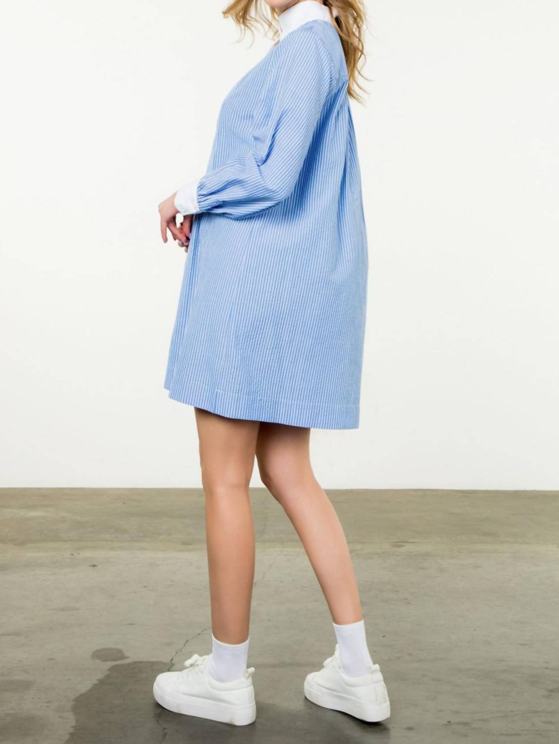 Thml - Long Sleeve Striped Dress