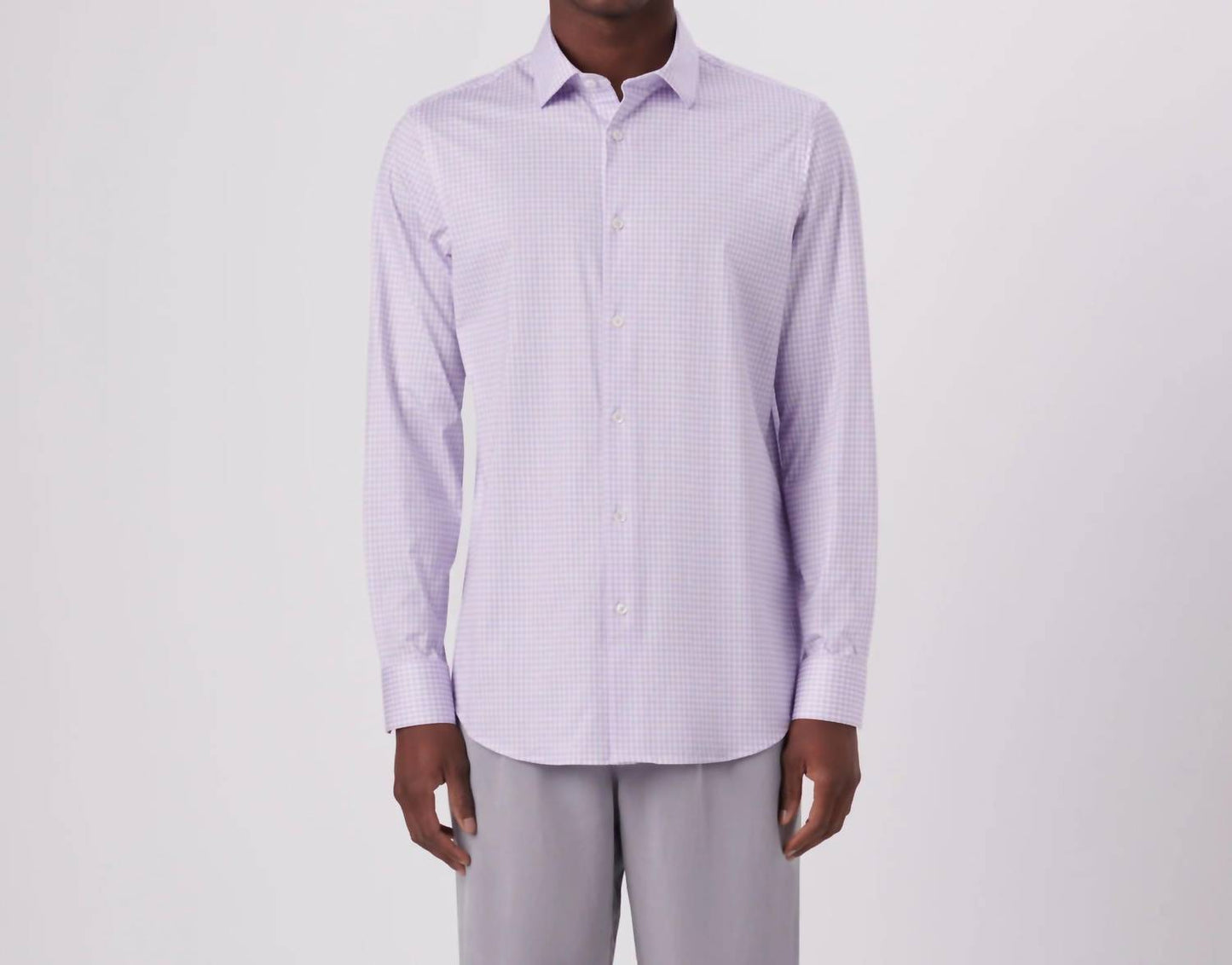 Bugatchi Uomo - James Gingham Check Print Shirt
