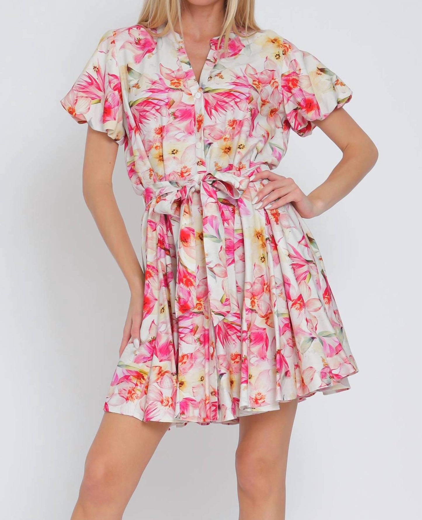 Aakaa - Haily Bubble Mini Dress
