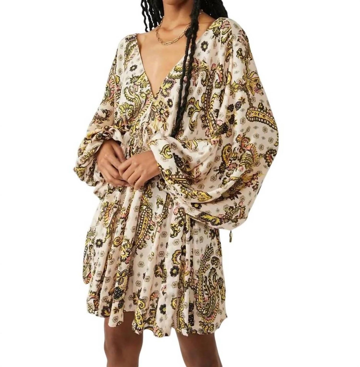 Free People - Printed Arzel Mini Dress
