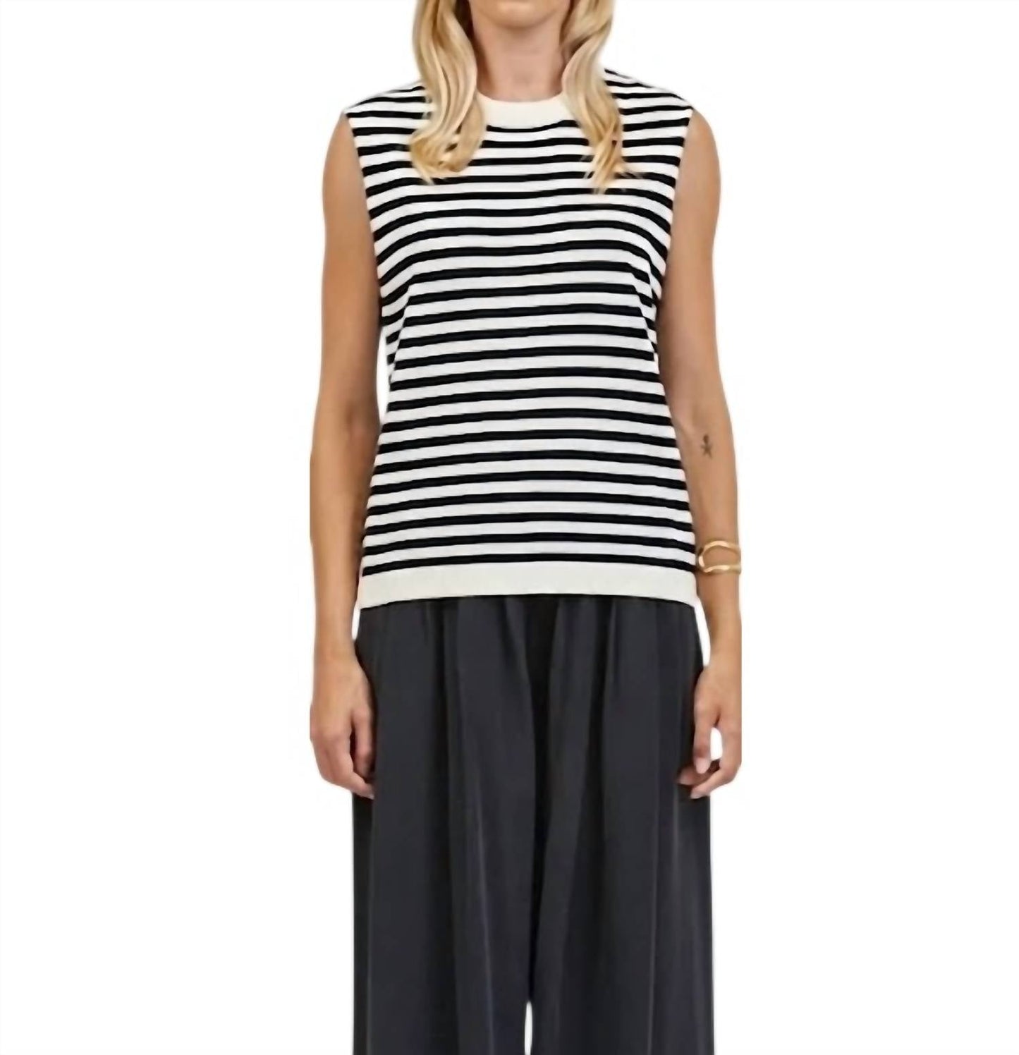 A.Ren - Striped Tank Top