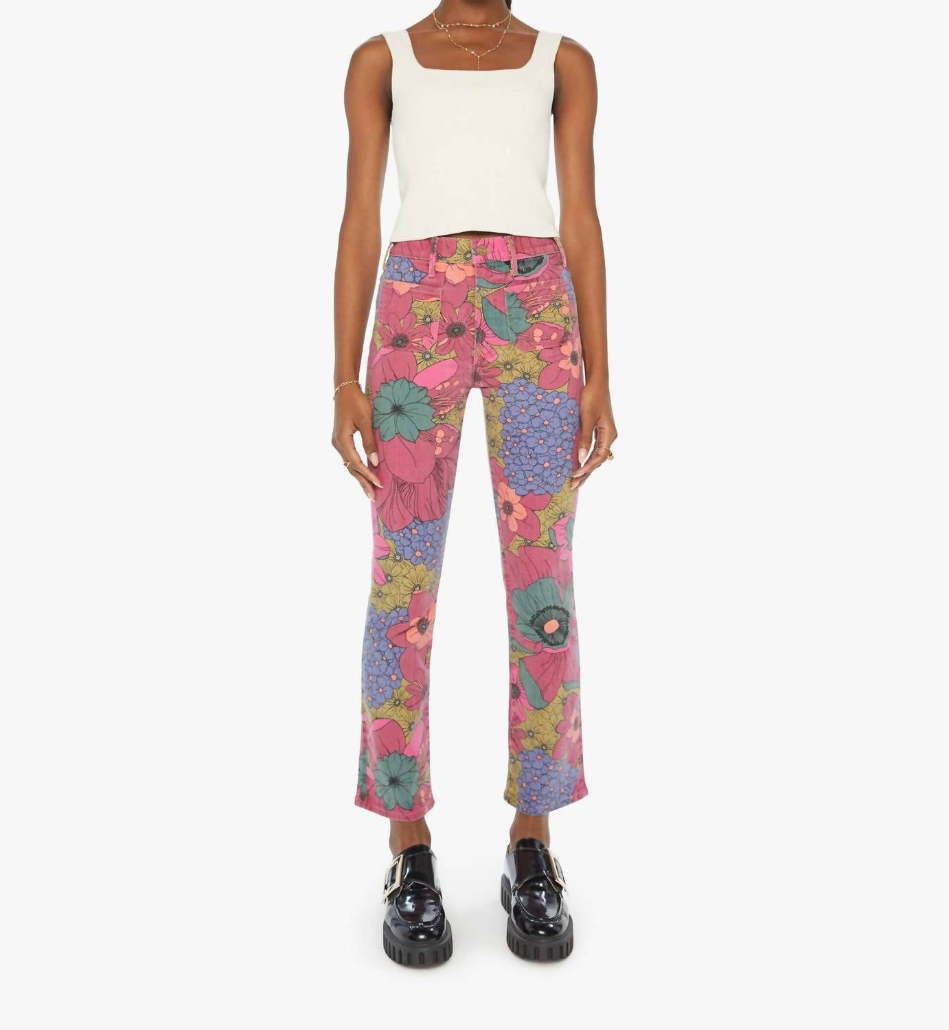 Mother - Patch Pocket Insider Flood Pants