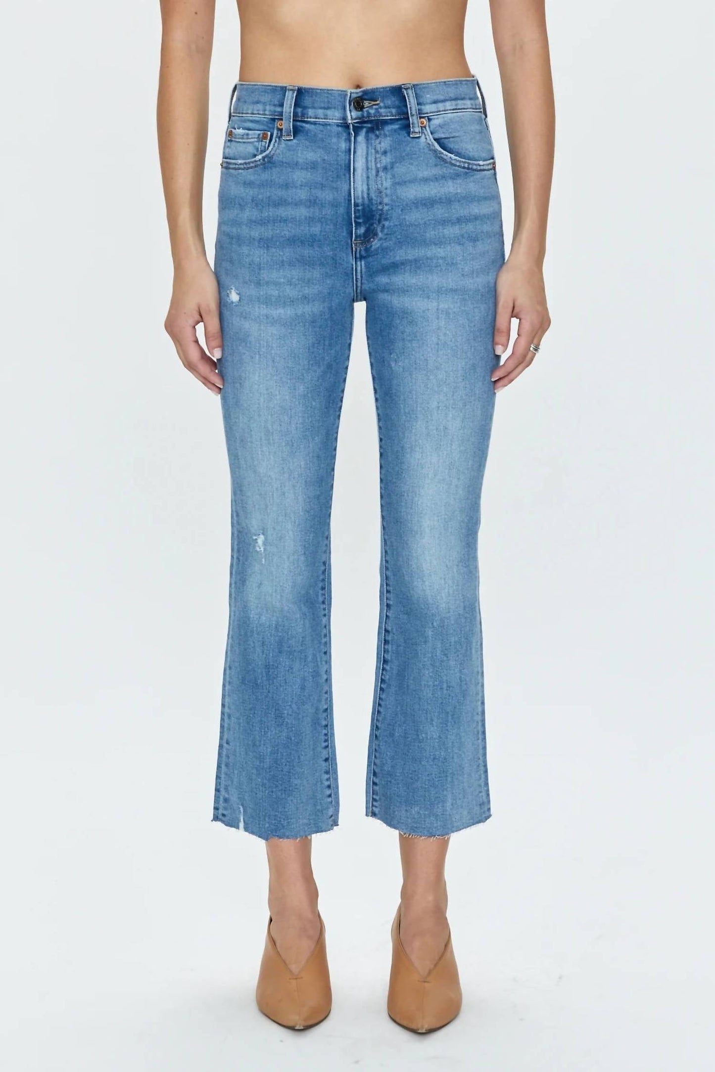 Pistola - Lennon High Rise Crop Bootcut Jean
