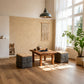 Square Ottoman Foot Rest With Woven Design