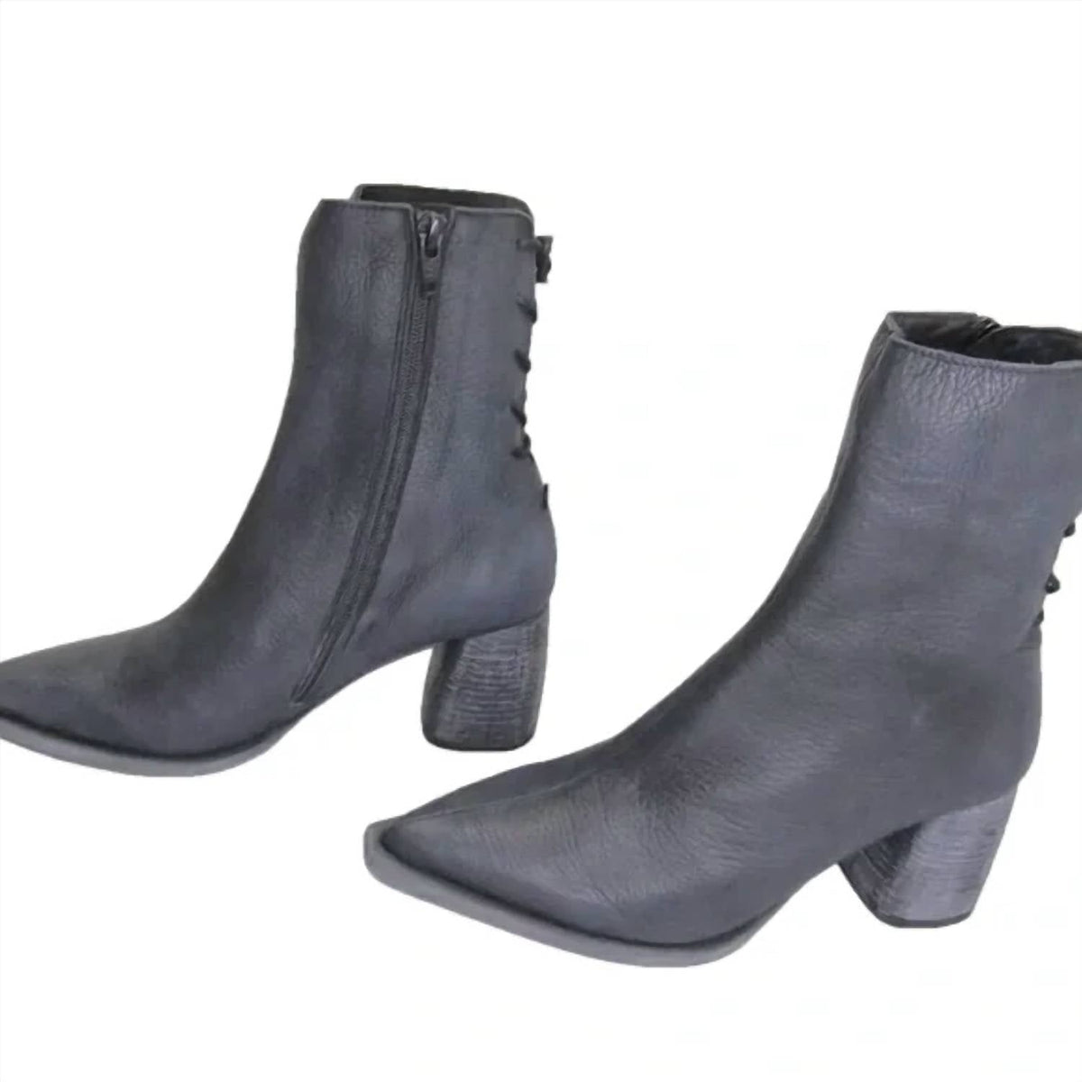 Free People - Women's Livia Pointed Toe Side Zip Backlace Boots