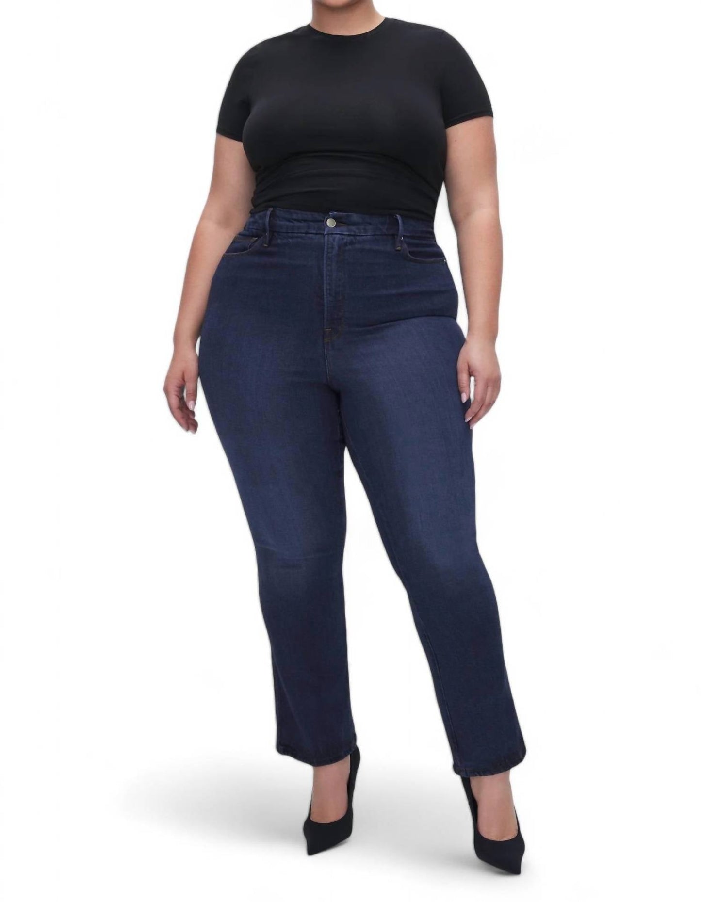 Good American - GOOD CURVE STRAIGHT JEAN