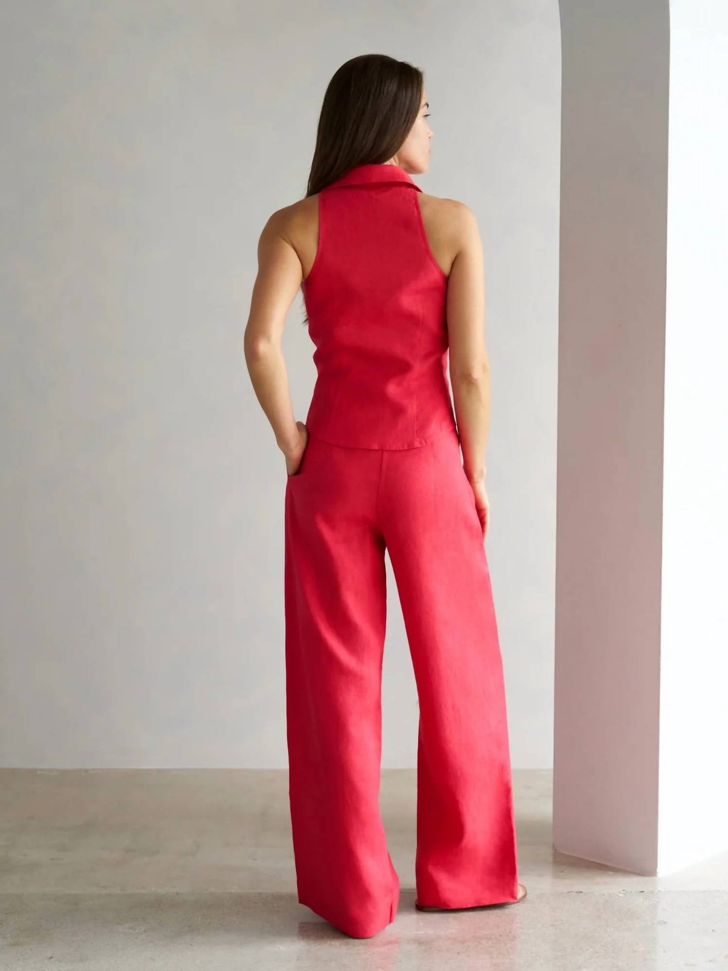 Hevron - Sloan Linen Vest
