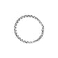 10K White Gold 1 1/2 Cttw Diamond Alternating Diamond and X-Link 7.5" Tennis Bracelet (H-I Color, I2-I3 Clarity)