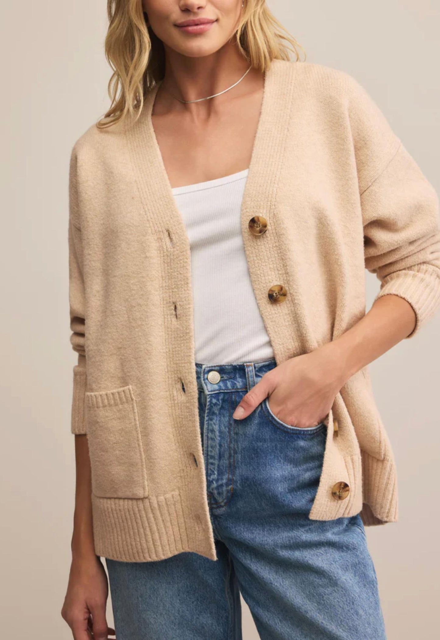 Z Supply - Theo V Neck Chunky Cardigan