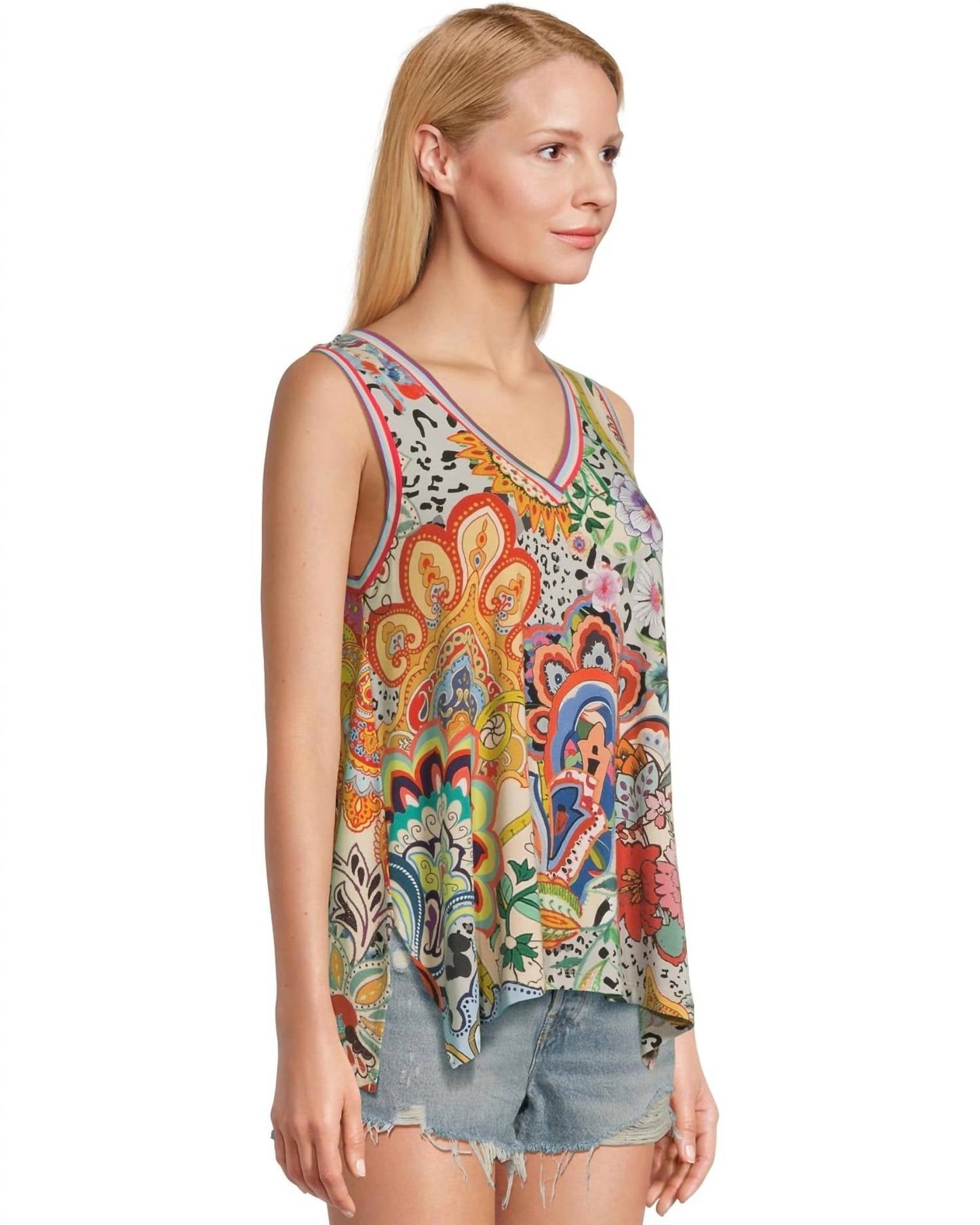 Johnny Was - The Janie Favorite V-neck Tank
