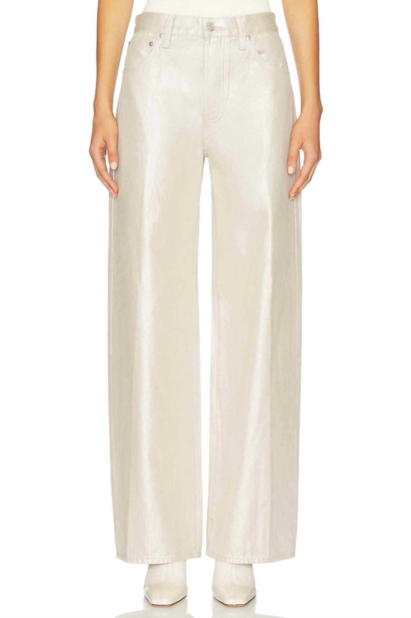 पिस्टोला - टेट हाई राइज़ बोएड वाइड लेग जीन्स