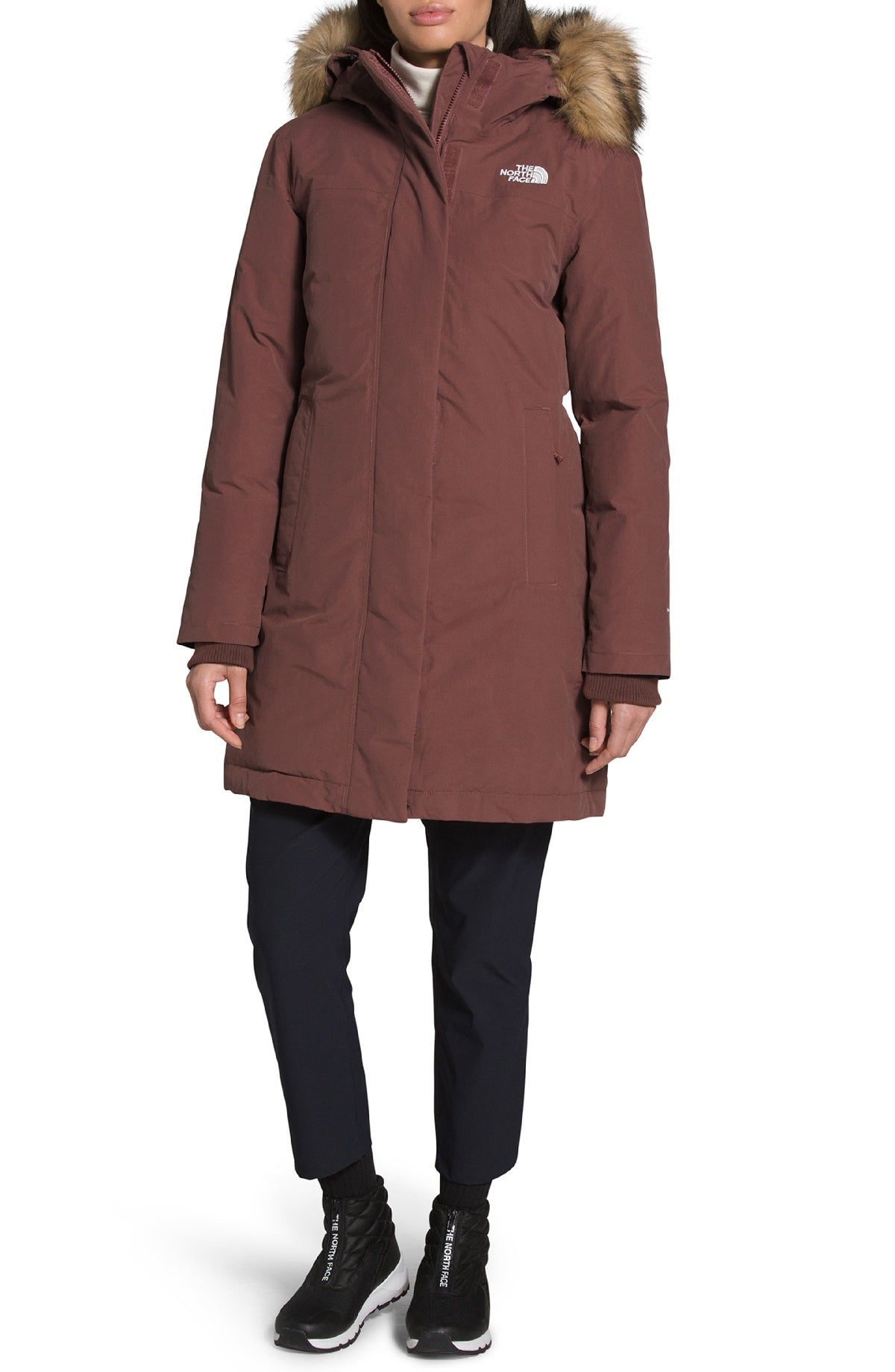 The North Face Women's Fill Power Down Parka Purple Size Large