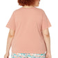 The North Face Women's Half Dome Cotton Short Sleeve Tee Pink Size 2X