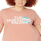 The North Face Women's Half Dome Cotton Short Sleeve Tee Pink Size 2X