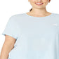 The North Face Women's Wander Cross Back Short Sleeve Blue Size 1X