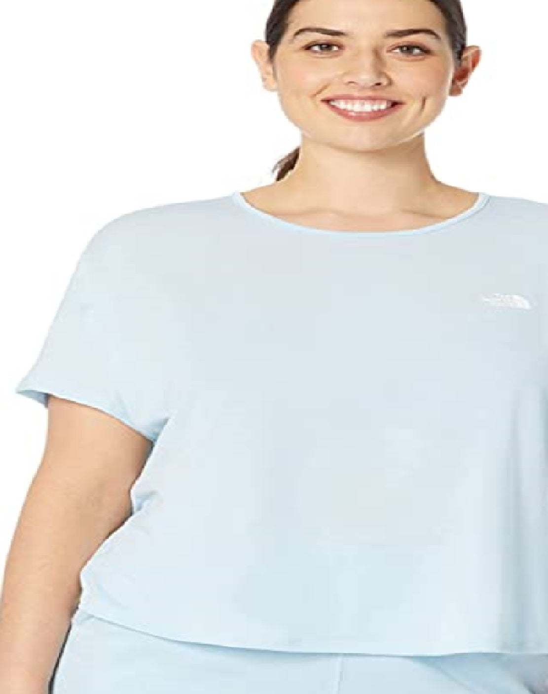 The North Face Women's Wander Cross Back Short Sleeve Blue Size 1X