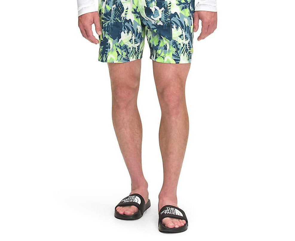 The North Face Men's Printed Class V Pull On Short Green Size Large