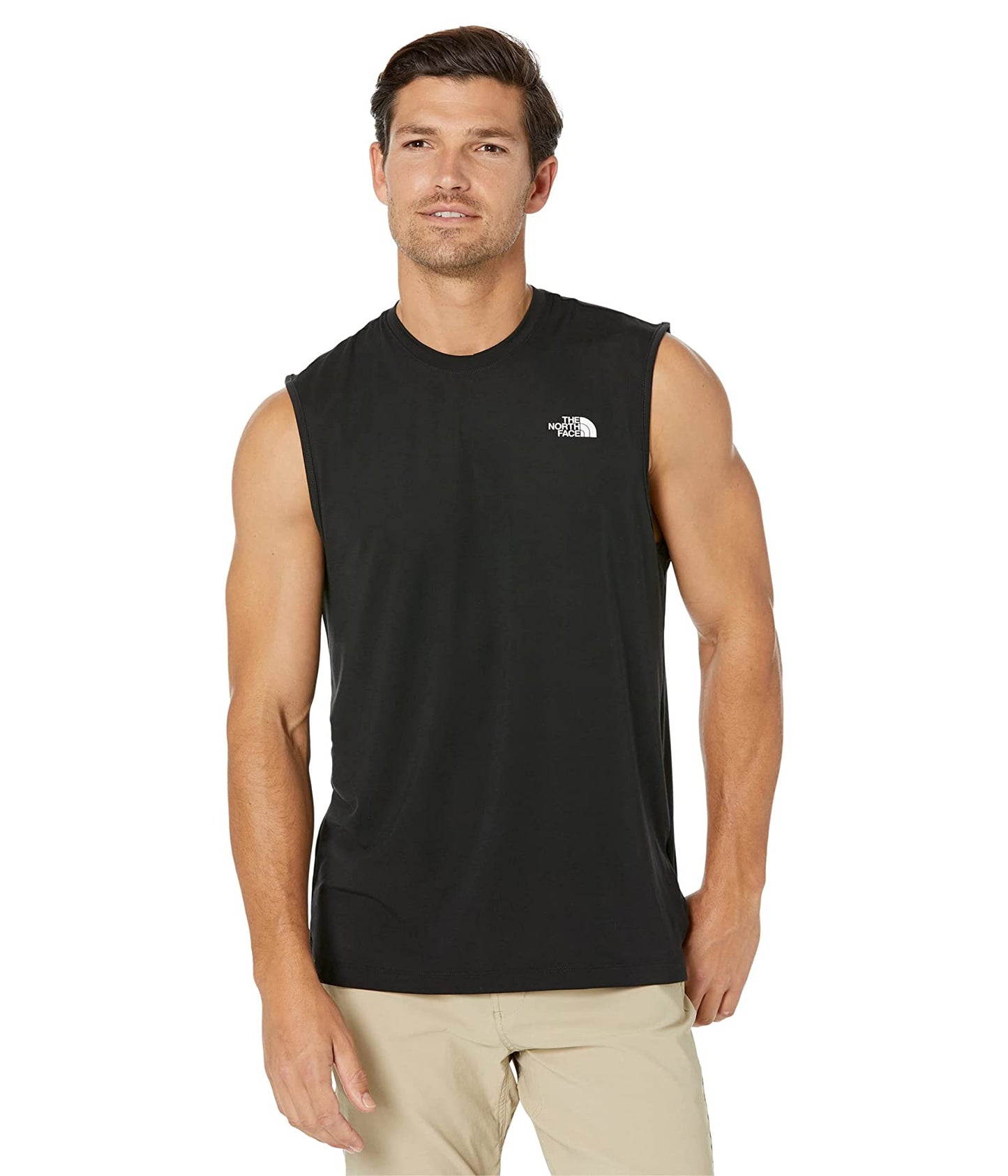 The North Face Men's Wander Sleeveless Shirt Black Size Small