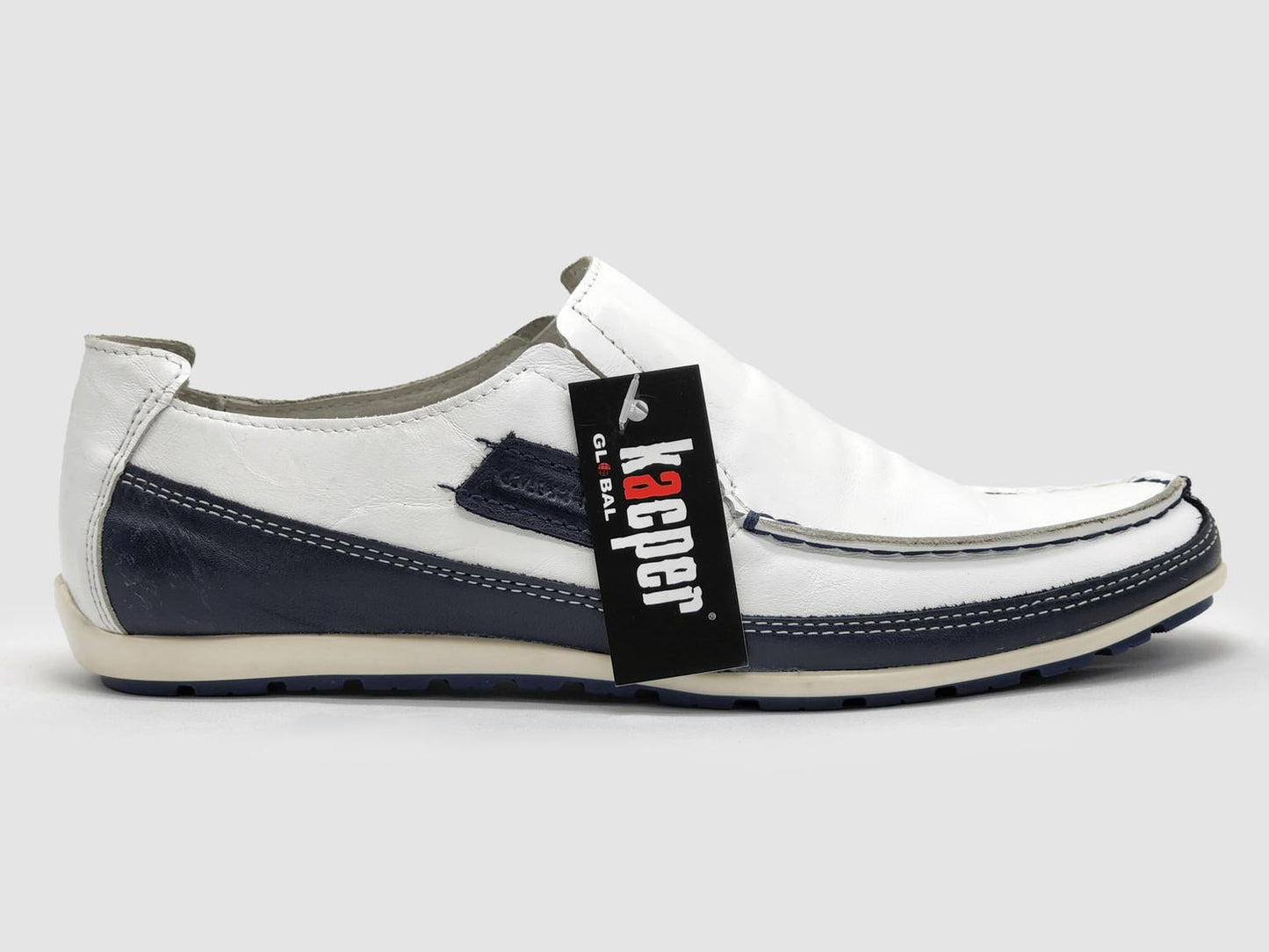 Kcr Group - Men's Dockside Slip-on Leather Boat Shoes