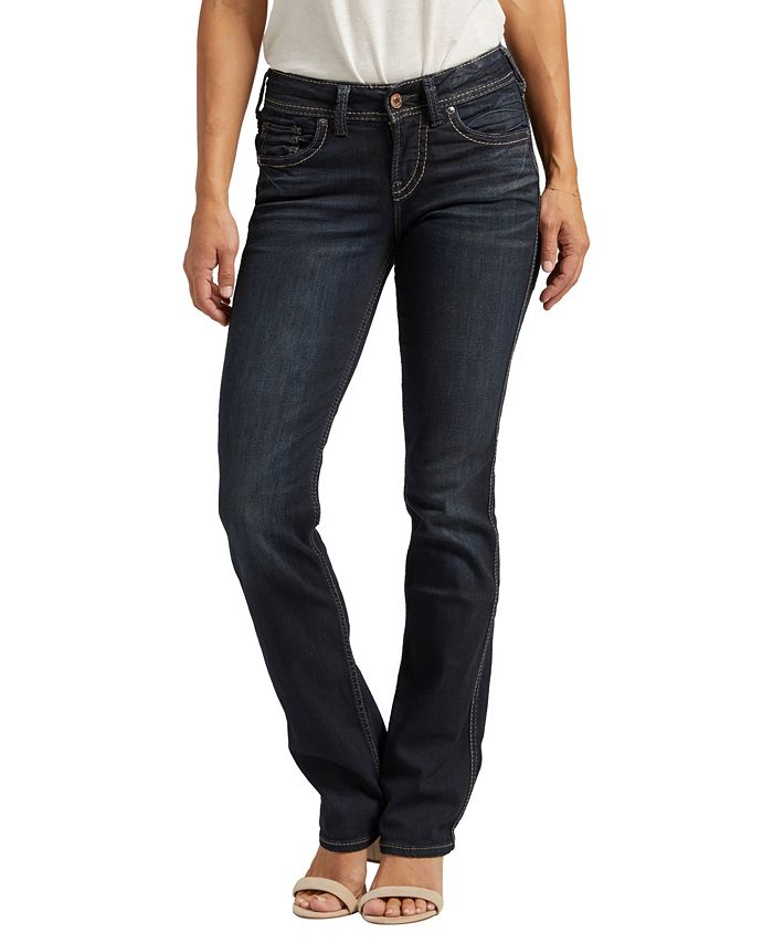 Silver Jeans Co. Women's Suki Slim Fit Bootcut Jeans Blue Size 31X33