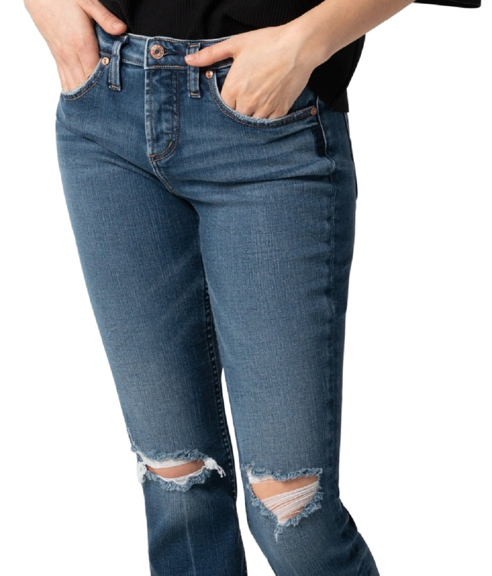 Silver Jeans Co. Women's Beau Slim Leg Jeans Blue Size 31