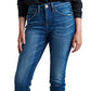 Jag Jeans Women's Cecilia High Waist Skinny Jeans Blue Size 6 Petite