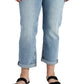 Silver Jeans Co. Women's High Waist Ankle Slim Boyfriend Jeans Blue Size 18W