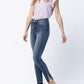 Judy Blue - High Waist Skinny Released Hem and Side Slit