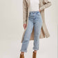 Bluivy - Longline Hoodie Drape Open Front Cardigan