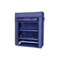4 Tier Shoe Rack with Side Pocket Holds 24 Shoes