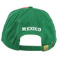 Mexico Country Soccer Futbol Green Red Curved Bill Adjustable KV Sports Hat Cap