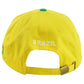 Brazil Brasil Country Soccer Futbol Green Yellow Adjustable KV Sports Hat Cap