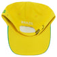 Brazil Brasil Country Soccer Futbol Green Yellow Adjustable KV Sports Hat Cap