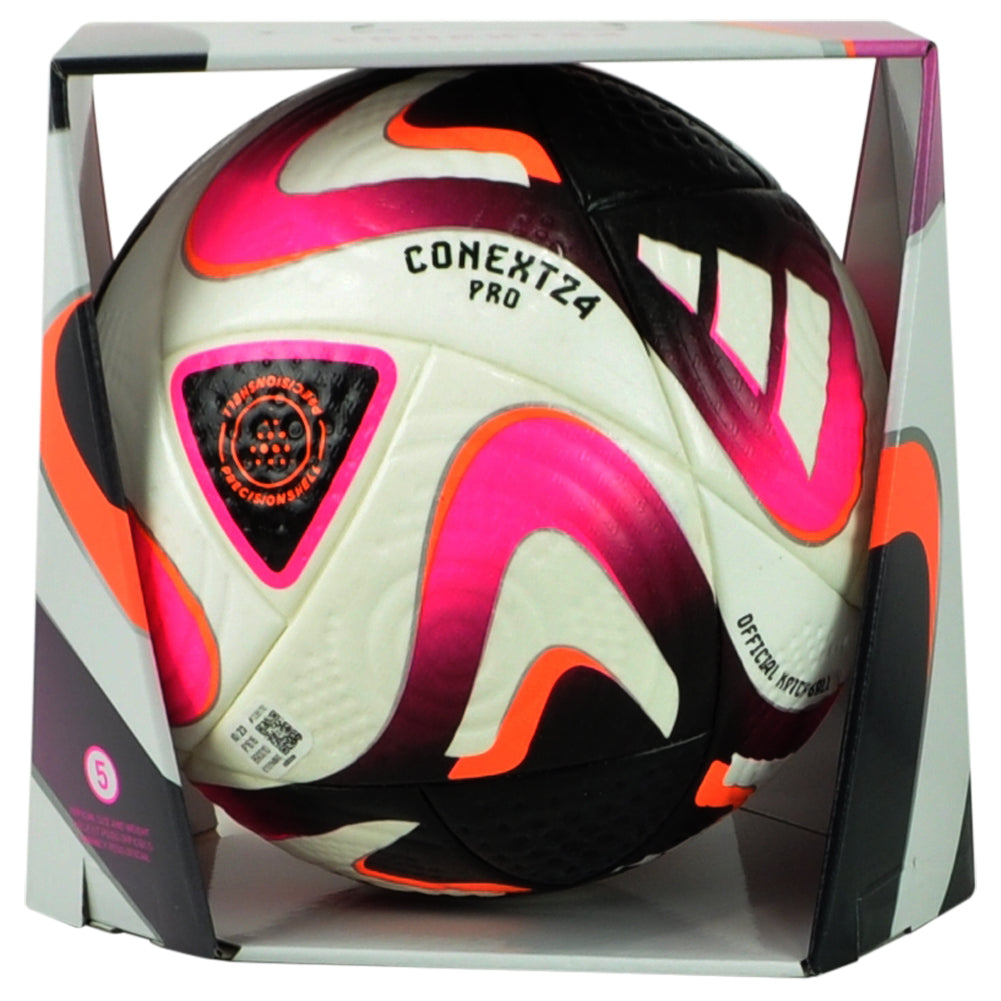 Adidas Conext24 Pro Official Match Ball White Black Panton Soccer Futbol Size 5