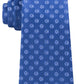 Kenneth Cole Men's Brandon Classic Dot Silk Tie Blue Size Regular