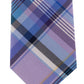 Tommy Hilfiger Men's Barbecue Plaid Silk Tie Purple Size Regular