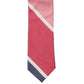 Clavin Klein Men's Silk Cotton Stripe Skinny Neck Tie Pink Size Regular