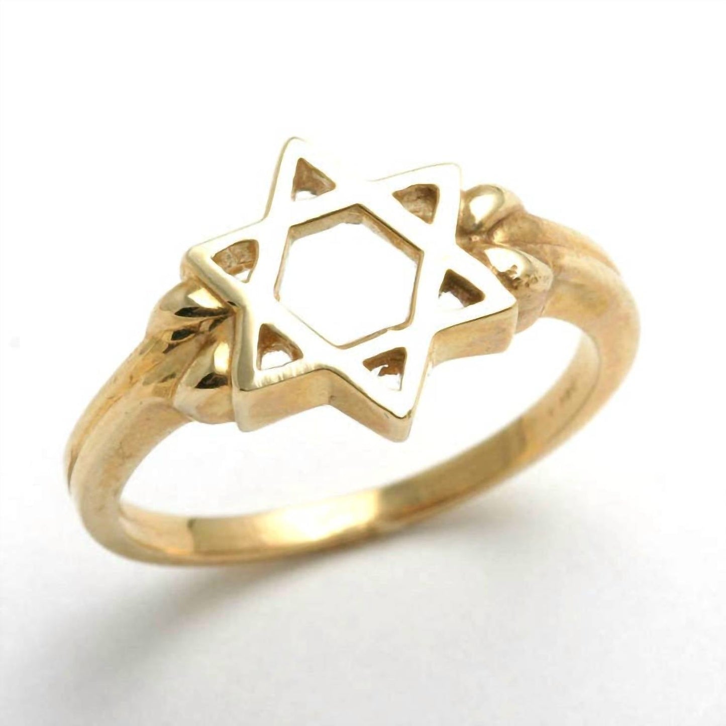 Bareket Fine Jewelry - 14k Yellow Gold Jewish Star Of David Ring