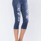 Judy Blue - Perfect Patch Capri Jeans