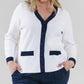 Capsule 121 - Hilda Long Sleeve V-neck Jacket - Plus