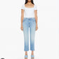 Mother - Insider Crop Step Fray Jean
