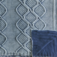 Sparrow & Wren Denim Throw - 100% Exclusive Blue