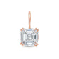 Diana M Jewels - 10.00 Cts Lab Grown Asscher Diamond Drop Earrings