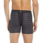 Saxx Hot Men's Shot Stripe Performance Boxer Briefs Black Size X-Large