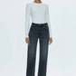 Pistola - Cassie Super High Rise Straight Jeans