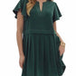 Entro - Flutter Sleeve Mini Dress