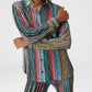 Missoni - Lame slub ribbed knit shirt