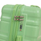 HIFINE Tourist 3-Piece Spinner Wheel Luggage Set in Green